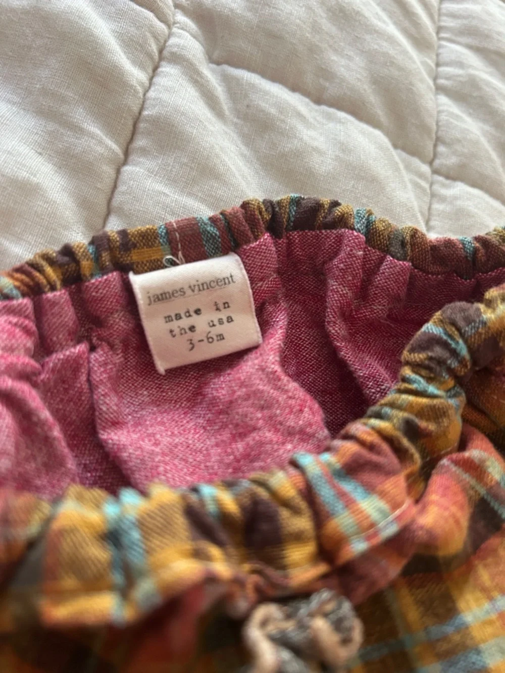 James Vincent soft pink